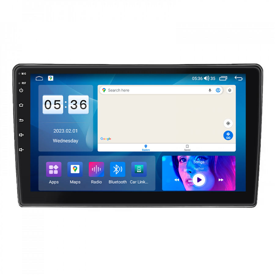 Штатная магнитола Lesko для Hyundai H-1 II ver 2 2007-2015 экран 9" 4/64Gb CarPlay 4G Wi-Fi GPS Prime