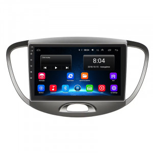 Штатная магнитола Lesko для Hyundai i10 I 2007-2013 экран 9" 2/32Gb Wi-Fi GPS Base