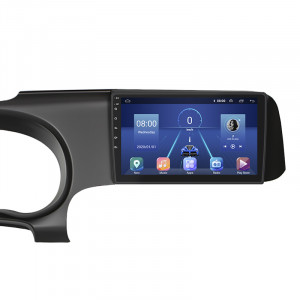 Штатная магнитола Lesko для Hyundai i10 III 2019-н.в. экран 9" 6/128Gb 4G Wi-Fi GPS Top