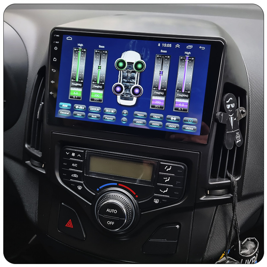Штатная магнитола Lesko для Hyundai i30 I Рестайлинг 2010-2012 экран 9" 2/32Gb Wi-Fi GPS Base