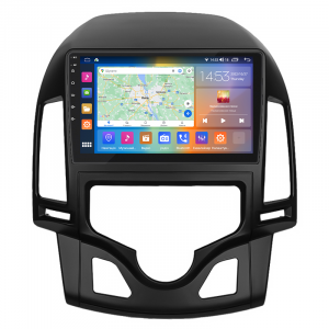 Штатная магнитола Lesko для Hyundai i30 I Рестайлинг 2010-2012 экран 9" 2/32Gb CarPlay 4G Wi-Fi GPS Prime