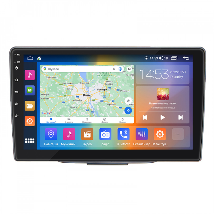 Штатная магнитола Lesko для Hyundai i30 II Рестайлинг 2015-2017 экран 9" 4/64Gb CarPlay 4G Wi-Fi GPS Prime