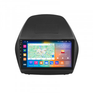 Штатная магнитола Lesko для Hyundai ix35 I Рестайлинг 2013-2015 экран 10" 2/32Gb CarPlay 4G Wi-Fi GPS Prime