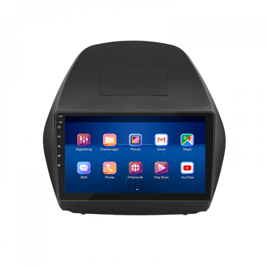 Штатная магнитола Lesko для Hyundai ix35 I Рестайлинг 2013-2015 экран 10" 4/32Gb 4G Wi-Fi GPS Top