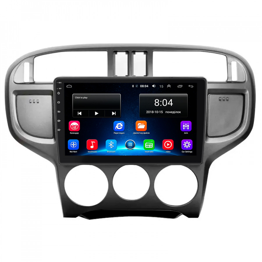 Штатная магнитола Lesko для Hyundai Matrix I Рестайлинг 2005-2008 экран 9" 2/32Gb Wi-Fi GPS Base