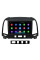 Штатная магнитола Lesko для Hyundai Santa Fe II Рестайлинг 2009-2012 экран 9" 2/32Gb Wi-Fi GPS Base