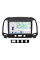 Штатная магнитола Lesko для Hyundai Santa Fe II Рестайлинг 2009-2012 экран 9" 4/64 QLED CarPlay 4G Wi-Fi GPS 360 Prime