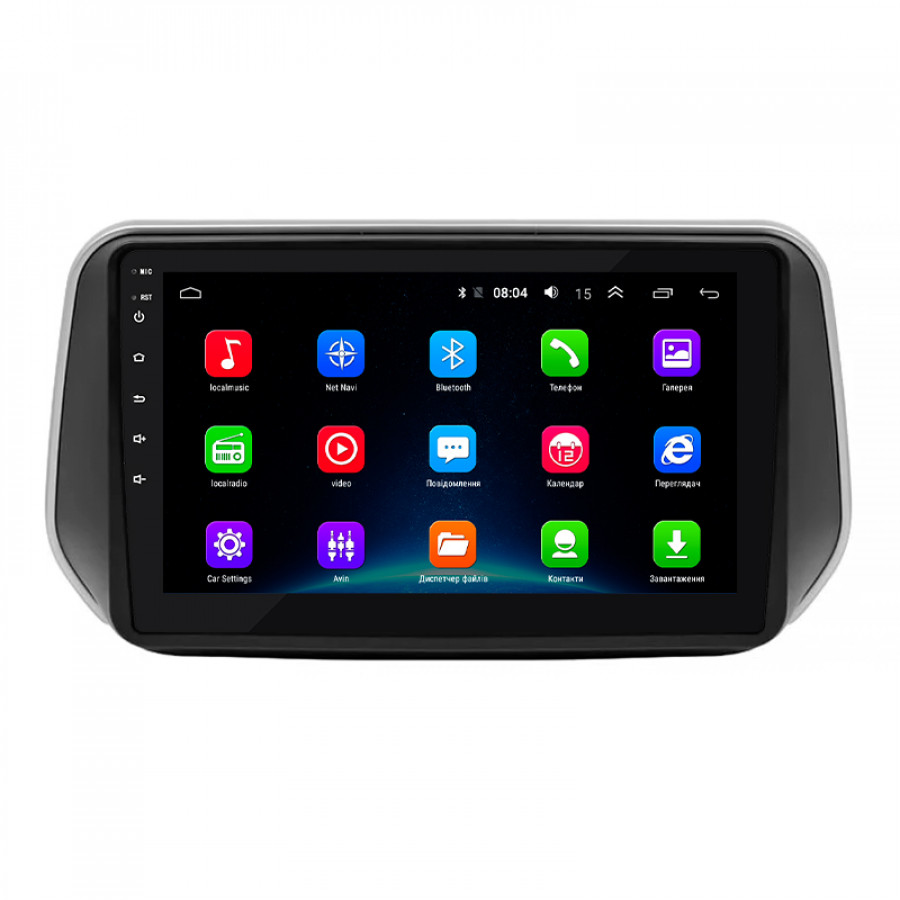 Штатная магнитола Lesko для Hyundai Santa Fe IV 2018-2021 экран 10" 2/32Gb Wi-Fi GPS Base