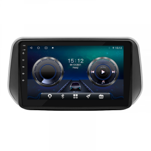 Штатная магнитола Lesko для Hyundai Santa Fe IV 2018-2021 экран 10" 4/64Gb 4G Wi-Fi GPS Top