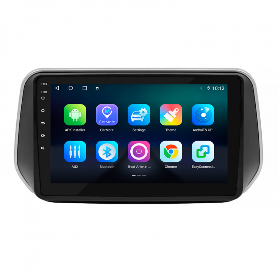 Штатная магнитола Lesko для Hyundai Santa Fe IV 2018-2021 экран 10" 4/64Gb 4G Wi-Fi GPS Top