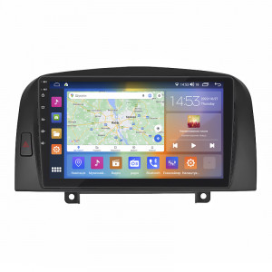 Штатная магнитола Lesko для Hyundai Sonata V (NF) 2004-2010 экран 9" 2/32Gb CarPlay 4G Wi-Fi GPS Prime