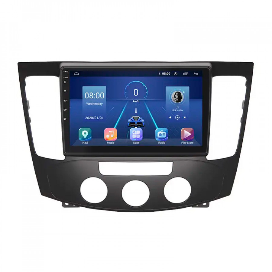 Штатная магнитола Lesko для Hyundai Sonata V (NF) Manual AC 2008-2010 экран 9" 6/128Gb 4G Wi-Fi GPS Top