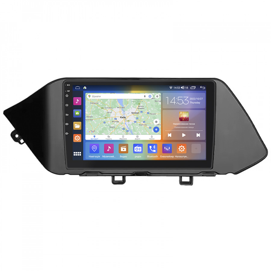Штатная магнитола Lesko для Hyundai Sonata VIII (DN8) 2019-2020 экран 10" 4/64Gb CarPlay 4G Wi-Fi GPS Prime