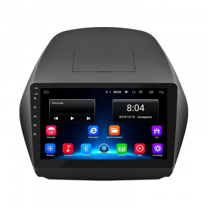 Штатная магнитола Lesko для Hyundai Tucson II 2009-2015 экран 10" 2/32Gb Wi-Fi GPS Base