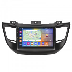 Штатная магнитола Lesko для Hyundai Tucson III 2015-2018 экран 9" 4/64Gb CarPlay 4G Wi-Fi GPS Prime