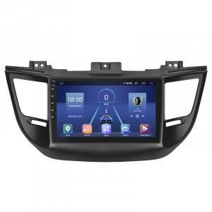 Штатная магнитола Lesko для Hyundai Tucson III 2015-2018 экран 9" 2/32Gb 4G Wi-Fi GPS Top