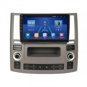Штатная магнитола Lesko для Infiniti FX I (S50) Рестайлинг 2006-2009 экран 9" 2/32Gb 4G Wi-Fi GPS Top