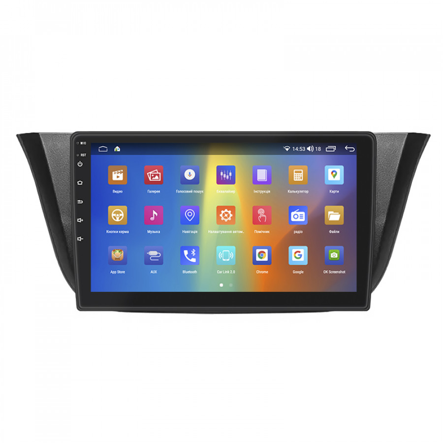 Штатная магнитола Lesko для IVECO Daily VI 2014-2019 экран 9" 4/64Gb CarPlay 4G Wi-Fi GPS Prime