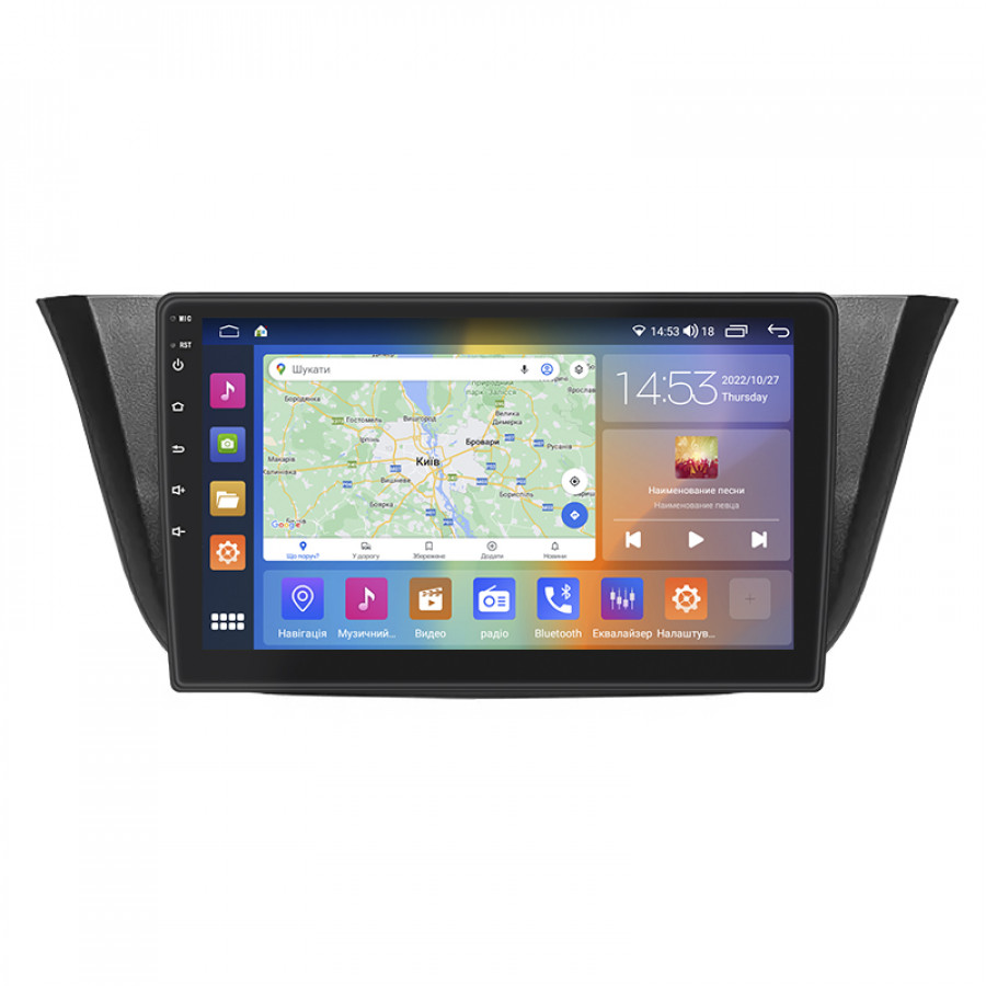 Штатная магнитола Lesko для IVECO Daily VI Рестайлинг 2019-н.в. экран 9" 4/64Gb CarPlay 4G Wi-Fi GPS Prime