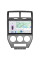 Штатная магнитола Lesko для Jeep Compass I 2006-2010 экран 10" 4/64 QLED CarPlay 4G Wi-Fi GPS 360 Prime