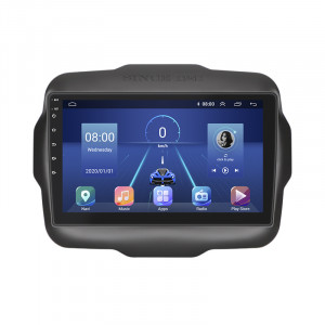 Штатная магнитола Lesko для Jeep Renegade I 2014-2019 экран 9" 2/32Gb 4G Wi-Fi GPS Top
