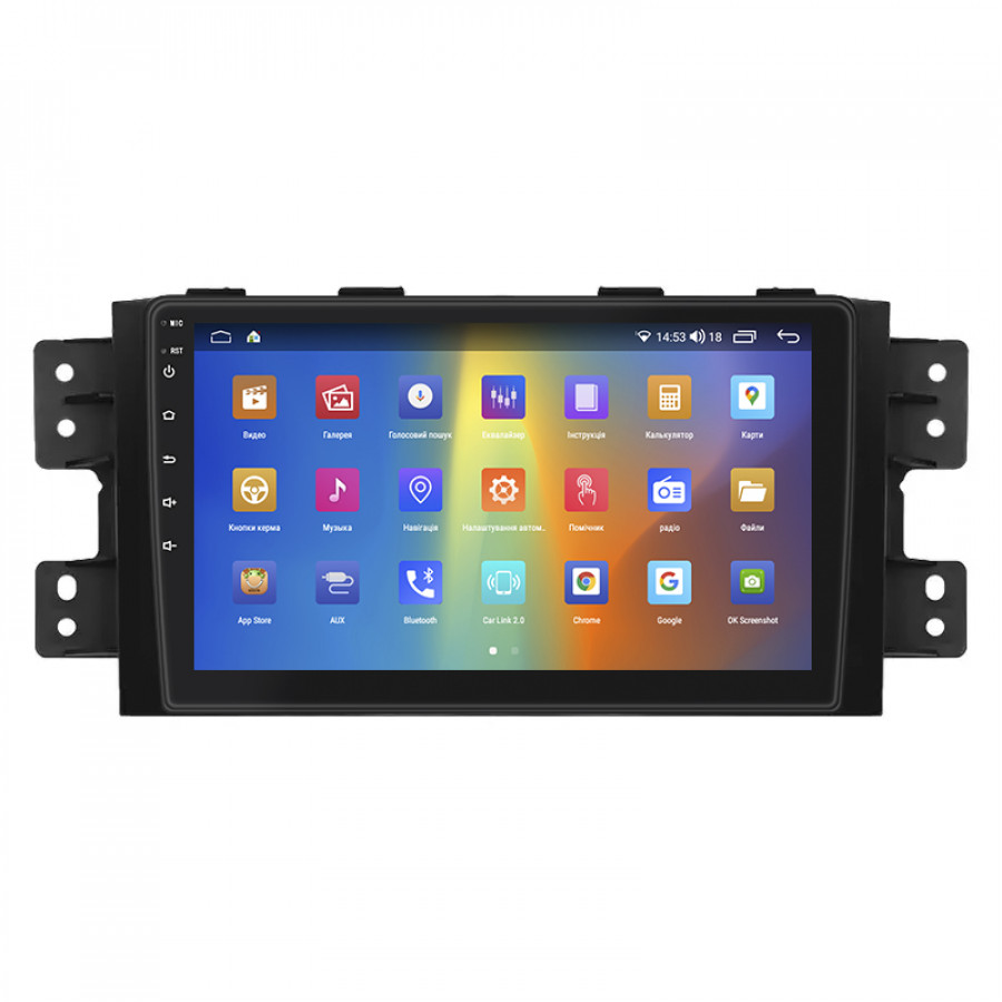 Штатная магнитола Lesko для Kia Borrego I 2008-2011 экран 9" 2/32Gb CarPlay 4G Wi-Fi GPS Prime