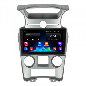 Штатная магнитола Lesko для Kia Carens II (UN) Auto AC 2006-2012 экран 9" 2/32Gb Wi-Fi GPS Base