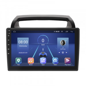 Штатная магнитола Lesko для Kia Carnival II 2006-2014 экран 9" 2/32Gb 4G Wi-Fi GPS Top