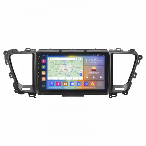 Штатная магнитола Lesko для Kia Carnival III 2014-2021 экран 9" 2/32Gb CarPlay 4G Wi-Fi GPS Prime