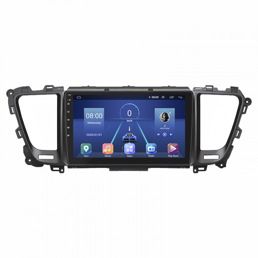Штатная магнитола Lesko для Kia Carnival III 2014-2021 экран 9" 4/64Gb 4G Wi-Fi GPS Top