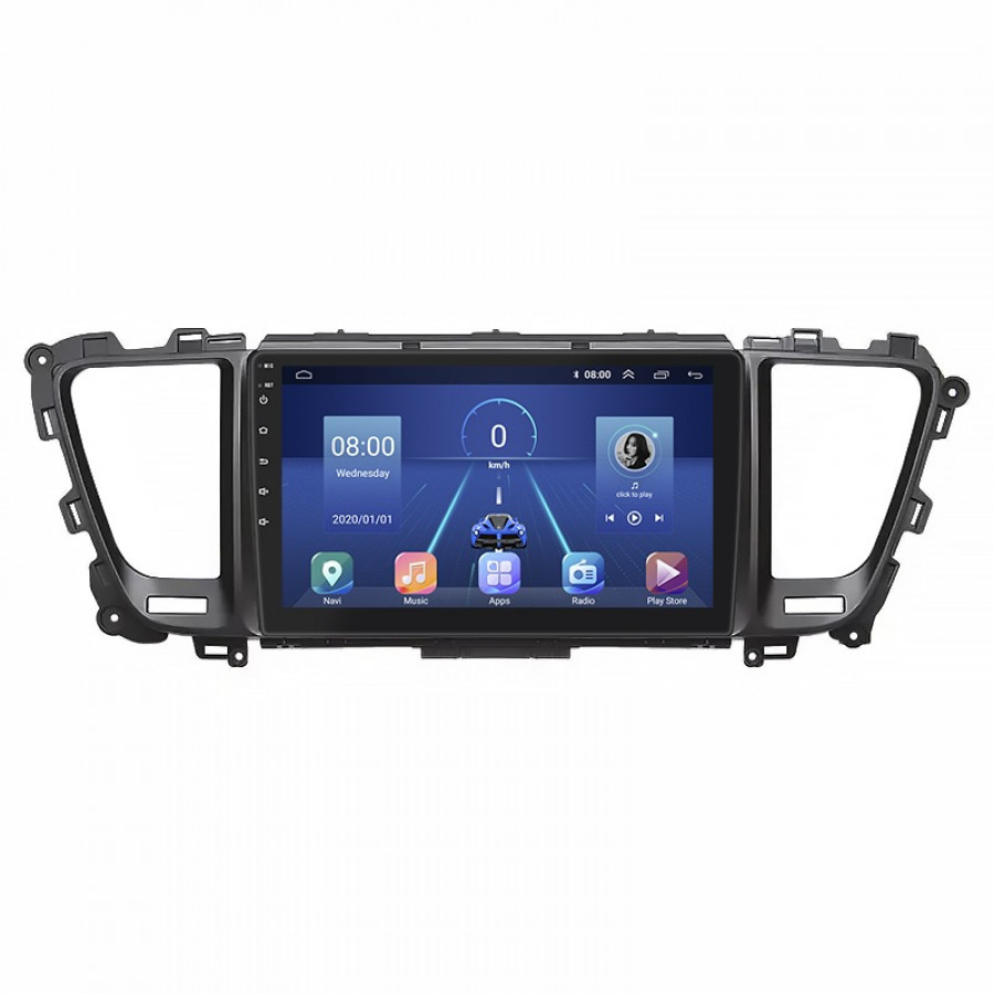 Штатная магнитола Lesko для Kia Carnival III 2014-2021 экран 9" 6/128Gb 4G Wi-Fi GPS Top