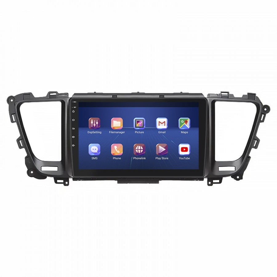 Штатная магнитола Lesko для Kia Carnival III 2014-2021 экран 9" 6/128Gb 4G Wi-Fi GPS Top