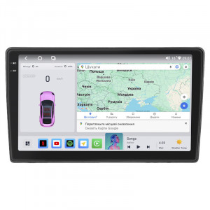 Штатная магнитола Lesko для Kia Ceed I 2006-2010 экран 9" 4/64 QLED CarPlay 4G Wi-Fi GPS 360 Prime
