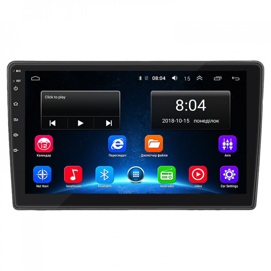 Штатная магнитола Lesko для Kia Ceed I Рестайлинг 2010-2012 экран 9" 2/32Gb Wi-Fi GPS Base
