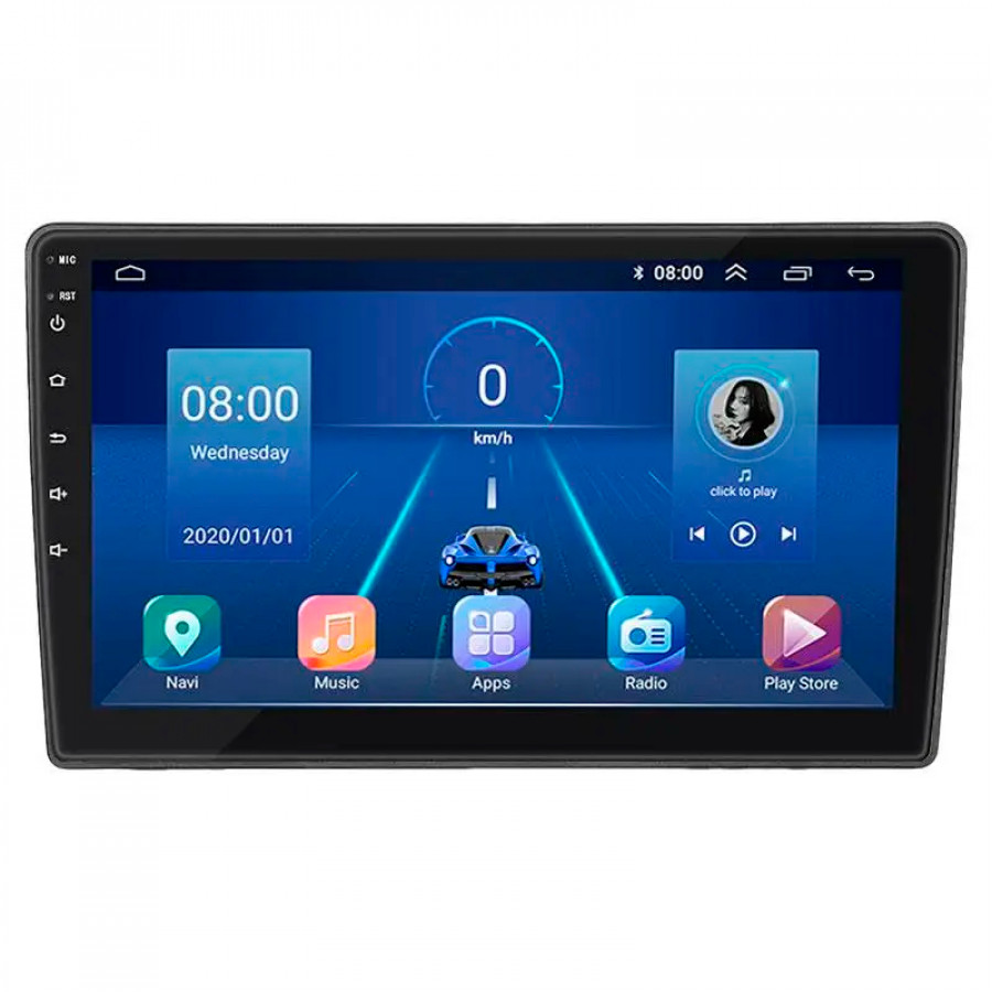 Штатная магнитола Lesko для Kia Ceed I Рестайлинг 2010-2012 экран 9" 6/128Gb 4G Wi-Fi GPS Top