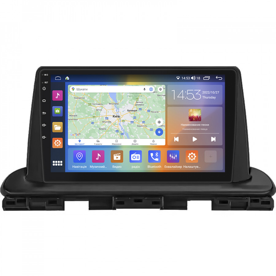 Штатная магнитола Lesko для Kia Cerato IV 2018-2021 экран 9" 2/32Gb CarPlay 4G Wi-Fi GPS Prime