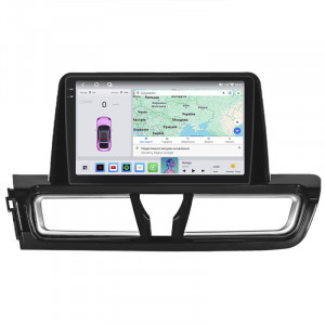 Штатная магнитола Lesko для Kia Forte III 2018-2021 экран 9" 4/64 QLED CarPlay 4G Wi-Fi GPS 360 Prime