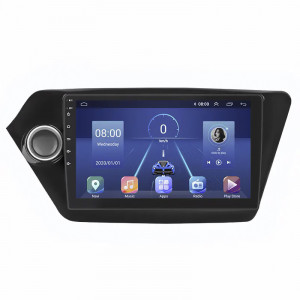 Штатная магнитола Lesko для Kia K2 III (QB) 2011-2017 экран 9" 6/128Gb 4G Wi-Fi GPS Top