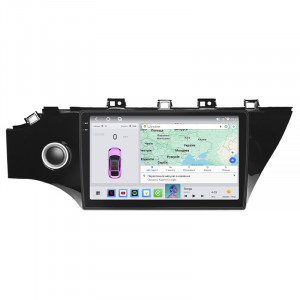 Штатная магнитола Lesko для Kia K2 IV (FB) 2017-н.в. экран 10" 4/64 QLED CarPlay 4G Wi-Fi GPS 360 Prime