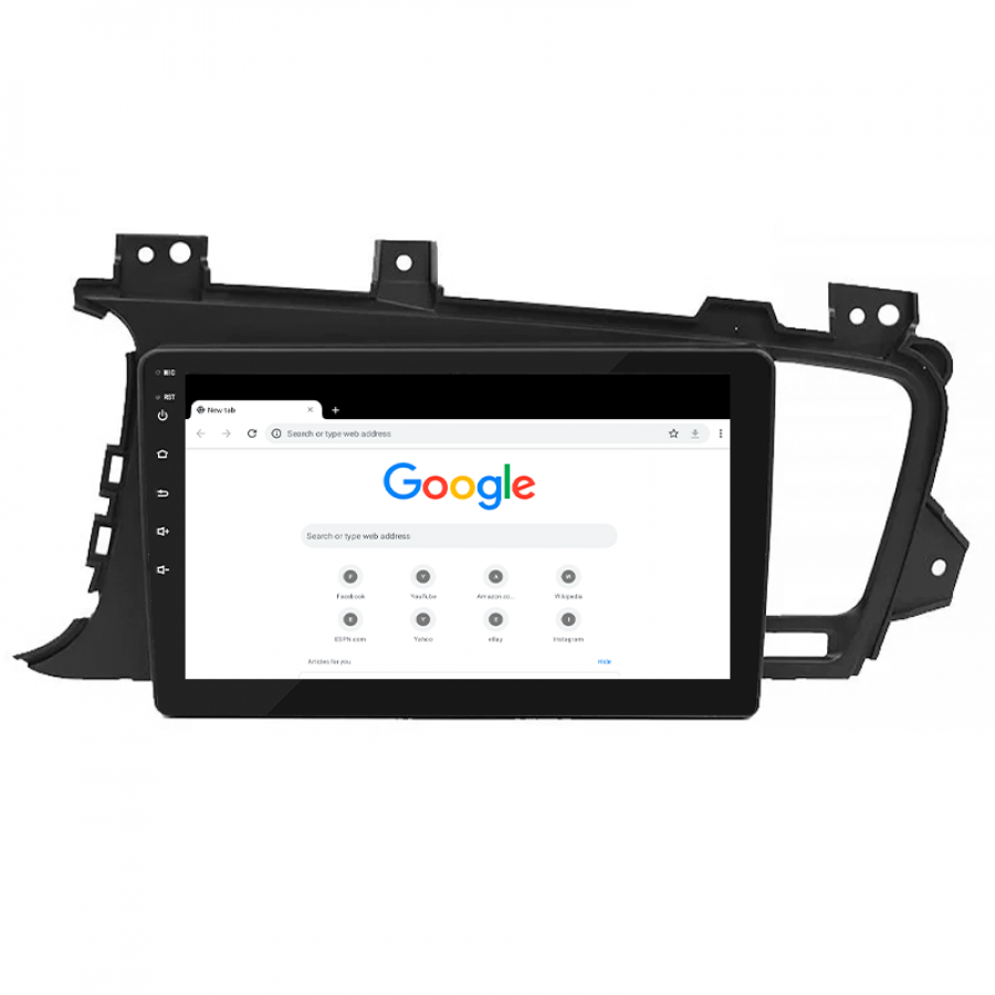 Штатная магнитола Lesko для Kia K5 I 2010-2013 экран 9" 2/32Gb Wi-Fi GPS Base