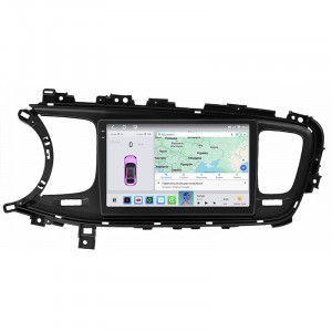 Штатная магнитола Lesko для Kia K5 I Рестайлинг 2013-2015 экран 9" 4/64 QLED CarPlay 4G Wi-Fi GPS 360 Prime