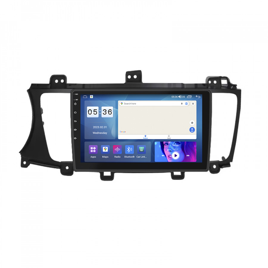 Штатная магнитола Lesko для Kia K7 VG (I) Рестайлинг 2012-2015 экран 9" 2/32Gb CarPlay 4G Wi-Fi GPS Prime