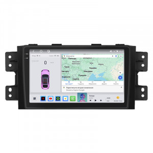 Штатная магнитола Lesko для Kia Mohave I Рестайлинг 2 2019-н.в. экран 9" 4/64 QLED CarPlay 4G Wi-Fi GPS 360 Prime