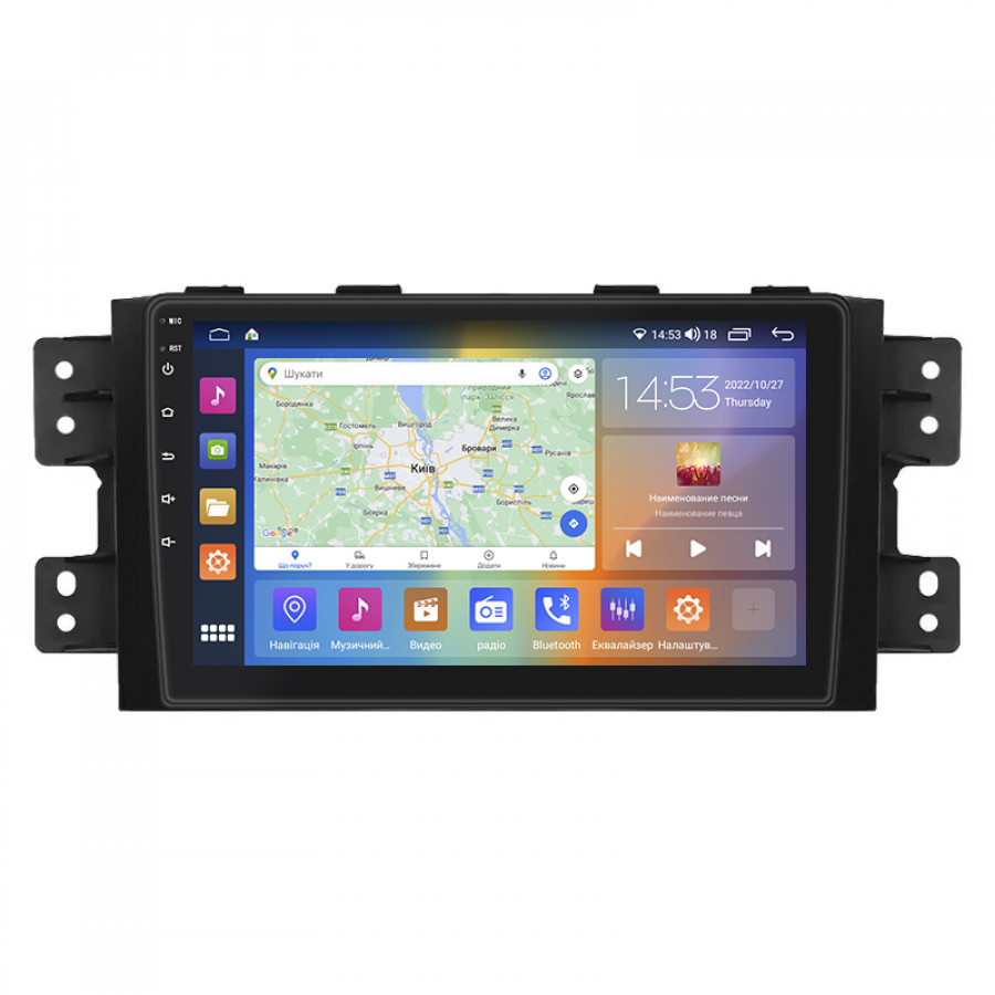 Штатная магнитола Lesko для Kia Mohave I Рестайлинг 2016-2020 экран 9" 4/64Gb CarPlay 4G Wi-Fi GPS Prime