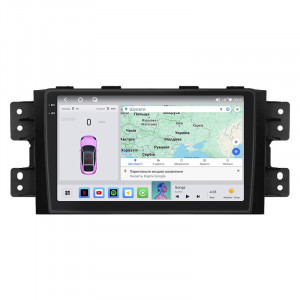 Штатная магнитола Lesko для Kia Mohave I Рестайлинг 2016-2020 экран 9" 4/64 QLED CarPlay 4G Wi-Fi GPS 360 Prime