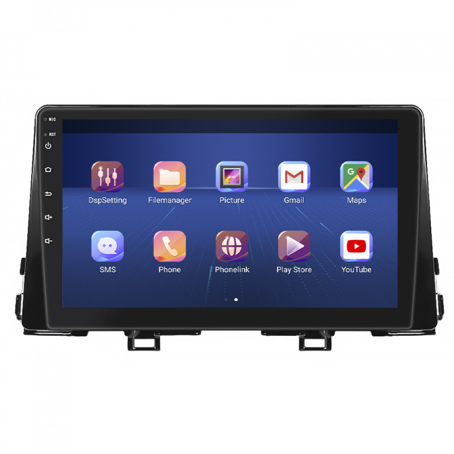 Штатная магнитола Lesko для Kia Morning III 2017-н.в. экран 9" 2/32Gb 4G Wi-Fi GPS Top