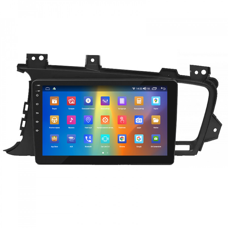 Штатная магнитола Lesko для Kia Optima III 2010-2013 экран 9" 2/32Gb CarPlay 4G Wi-Fi GPS Prime