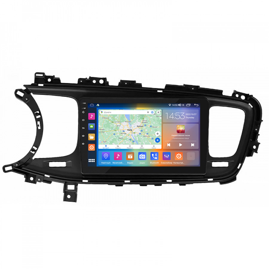 Штатная магнитола Lesko для Kia Optima III Рестайлинг 2013-2015 экран 9" 4/64Gb CarPlay 4G Wi-Fi GPS Prime