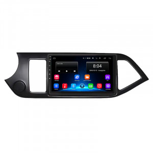 Штатная магнитола Lesko для Kia Picanto II 2011-2015 экран 9" 2/32Gb Wi-Fi GPS Base