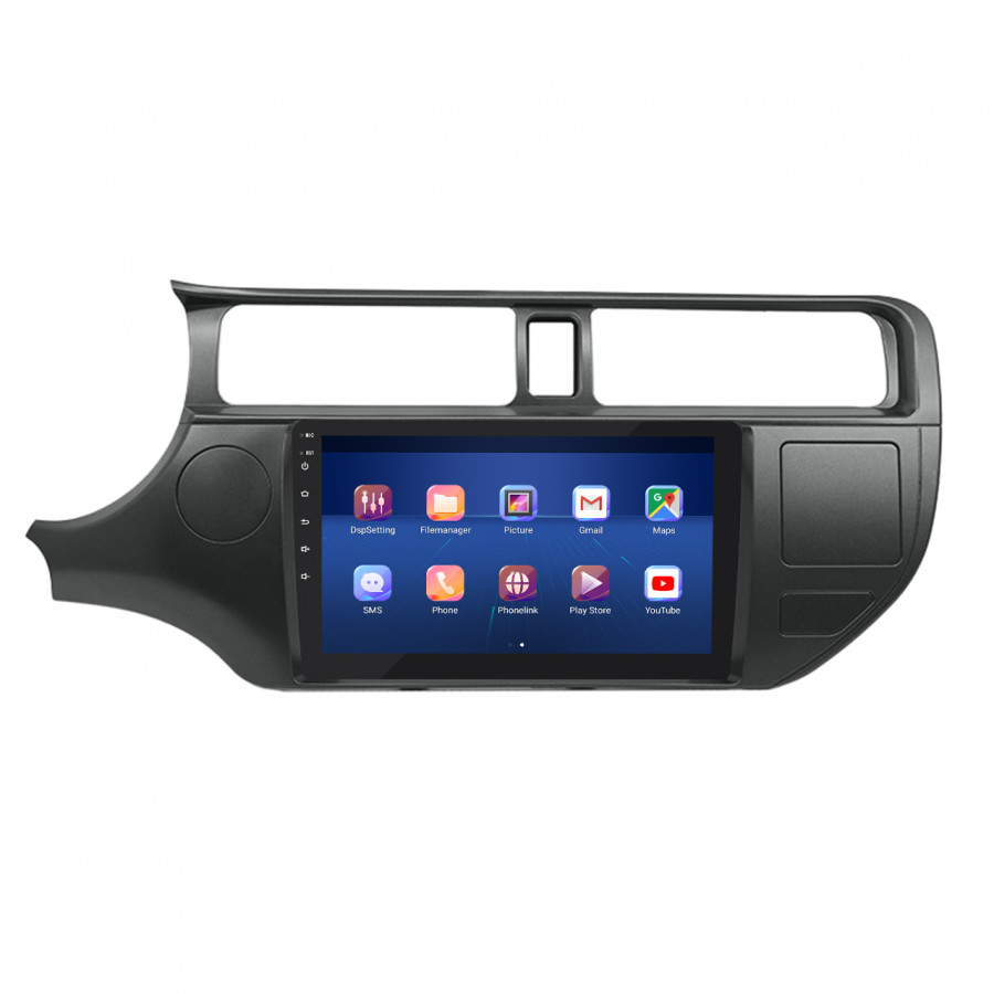 Штатная магнитола Lesko для Kia Rio III 2011-2015 экран 9" 2/32Gb 4G Wi-Fi GPS Top